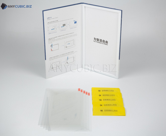 Фото 10 - 5шт. Защитная пленка для экрана Anycubic Photon M3 Max 293 × 164 mm