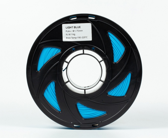 Фото 5 - Голубой PLA Plus (ПЛА плюс) пластик филамент для 3D принтера 1кг, 1.75мм, 330м Filament