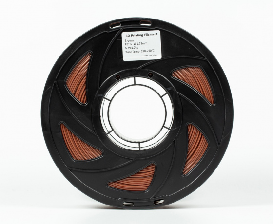 Фото 5 - PETG филамент (пластик) для 3D принтера Коричневый 1кг, 1.75мм, 330м