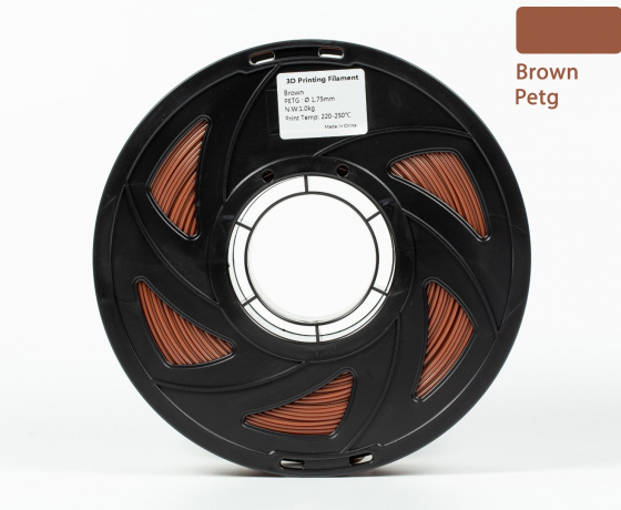 Фото 3 - PETG филамент (пластик) для 3D принтера Коричневый 1кг, 1.75мм, 330м