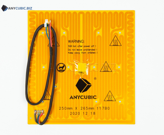 Фото 6 - Стіл з підігрівом Hot Bed для Anycubic Vyper