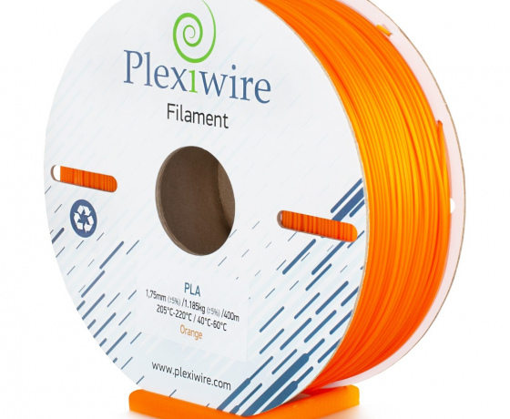 Фото 3 - PLA пластик Plexiwire для 3D принтера помаранчевий 400м / 1.185кг / 1.75мм