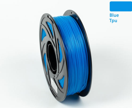 Фото 3 - TPU Filament (пластик) для 3D принтера Синій 1кг, 1.75мм