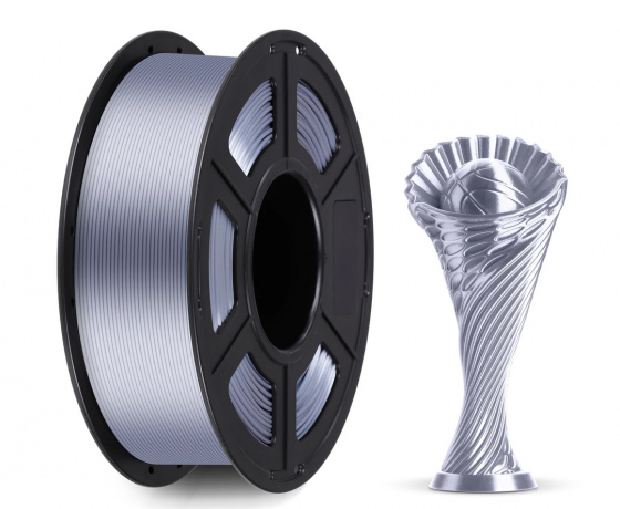Фото 2 - Пла шелковый Серебряный Anycubic Ø1,75 мм Вес: 1 кг