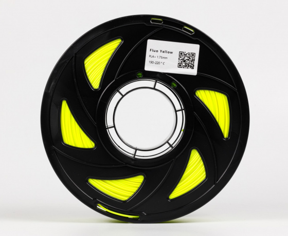 Фото 3 - Жовтий Неоновый флуоресцентний пла плюс пластик для 3D принтера ☼1кг☼1.75мм