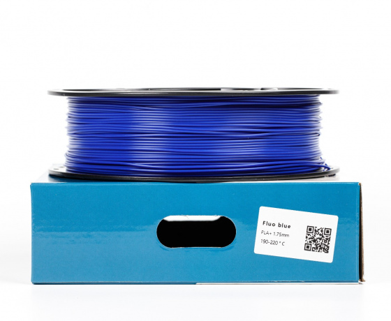 Фото 3 - Синий Неоновый флуоресцентный пла плюс пластик для 3D принтера ☼1кг☼1.75мм