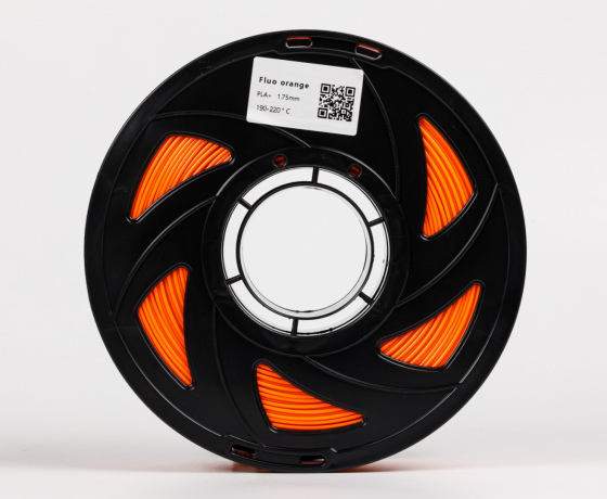 Фото 3 - Помаранчевий Неоновый флуоресцентний пла плюс пластик для 3D принтера ☼1кг☼1.75мм