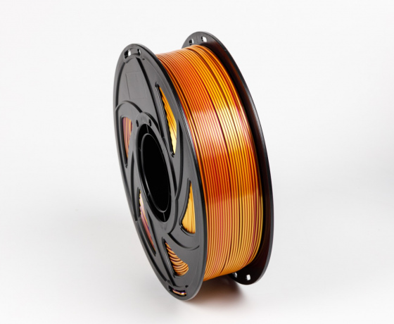 Фото 5 - Красный Золотой Пурпурный Шелковый Пла Пластик | PLA SILK Red Gold Purple 1кг 1.75мм | 330м