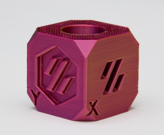 Фото 9 - Красный Золотой Пурпурный Шелковый Пла Пластик | PLA SILK Red Gold Purple 1кг 1.75мм | 330м