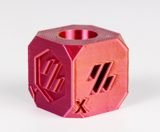 Фото 6 - Красный Золотой Пурпурный Шелковый Пла Пластик | PLA SILK Red Gold Purple 1кг 1.75мм | 330м