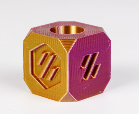 Фото 7 - Красный Золотой Пурпурный Шелковый Пла Пластик | PLA SILK Red Gold Purple 1кг 1.75мм | 330м