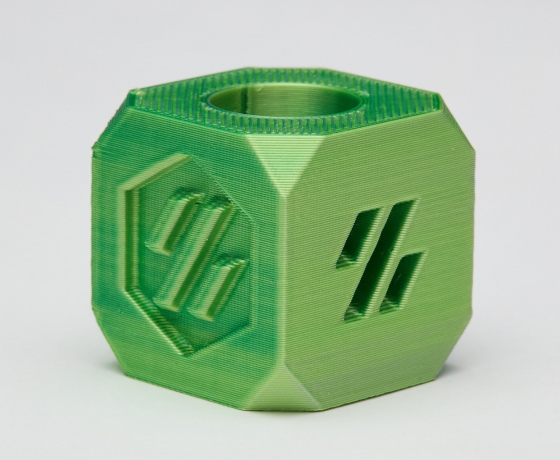 Фото 8 - Белый Желтый Зеленый Шелковый Пла Пластик | PLA SILK White Yellow Green 1кг | 1.75мм | 330м