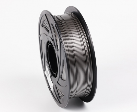 Фото 2 - Світло-Сірий Металік PETG пластик для 3D принтера | PETG Filament Metal light grey 1кг | 1.75мм | 330м