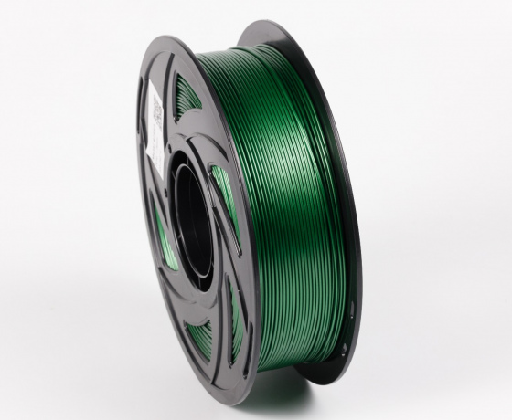Фото 3 - Зелений Металік PETG пластик для 3D принтера | PETG Filament Metal green 1кг | 1.75мм | 330м