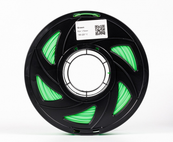 Фото 6 - Зелений PLA пластик для 3D принтера | Pla Green 1кг | 1.75мм | 330м