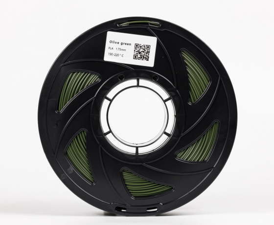 Фото 3 - Хаки оливково-зеленый PLA пластик для 3D принтера | ⚔ Pla Olive Green RAL 6003 ⚔ 1кг | 1.75мм | 330м