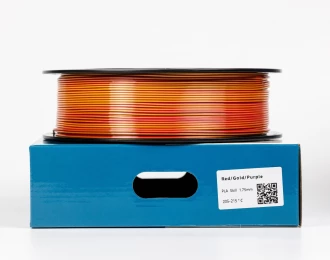 Красный Золотой Пурпурный Шелковый Пла Пластик | PLA SILK Red Gold Purple 1кг 1.75мм | 330м