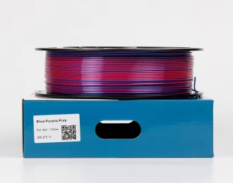 Синий Фиолетовый Розовый Шелковый Пла Пластик | PLA SILK Blue Purple Pink 1кг 1.75мм | 330м