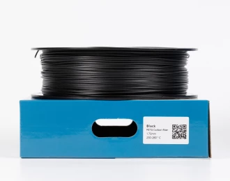 PETG Карбонове волокно Чорне | PETG Carbon fiber Black PETG Карбон 1кг | 1.75мм | 330м