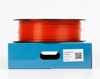 PETG Напівпрозорий Помаранчевий 1кг | 1.75мм | 330м